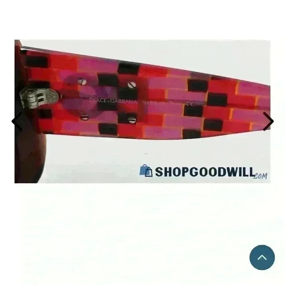 Dolce and Gabbana women’s designer luxury sunglasses. Marbleized colors. COA Inc - Picture 9 of 10